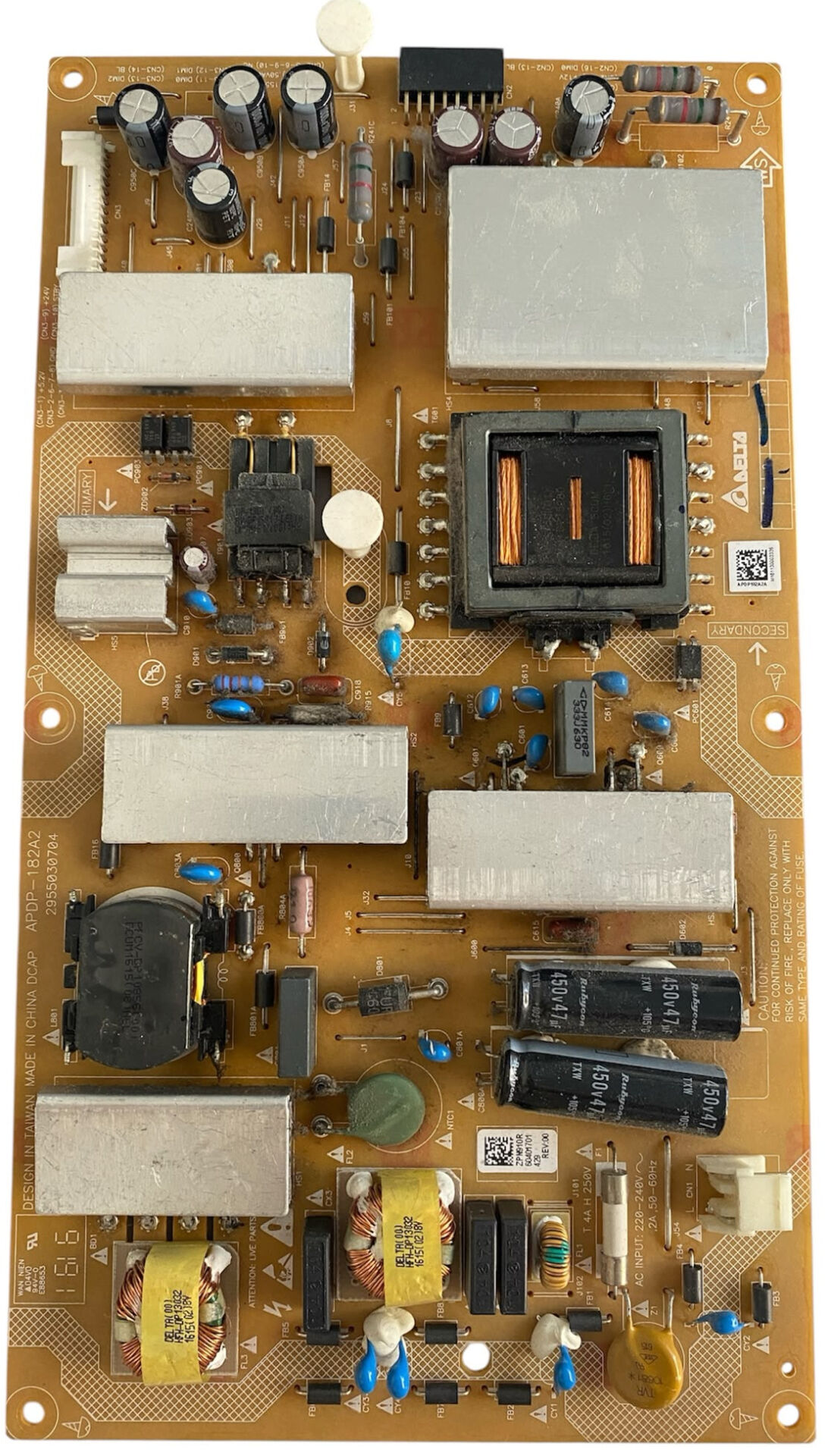 Grundig 40 CLE 7660 Besleme Kartı APDP-182A2 Delta Orijinal Power Board