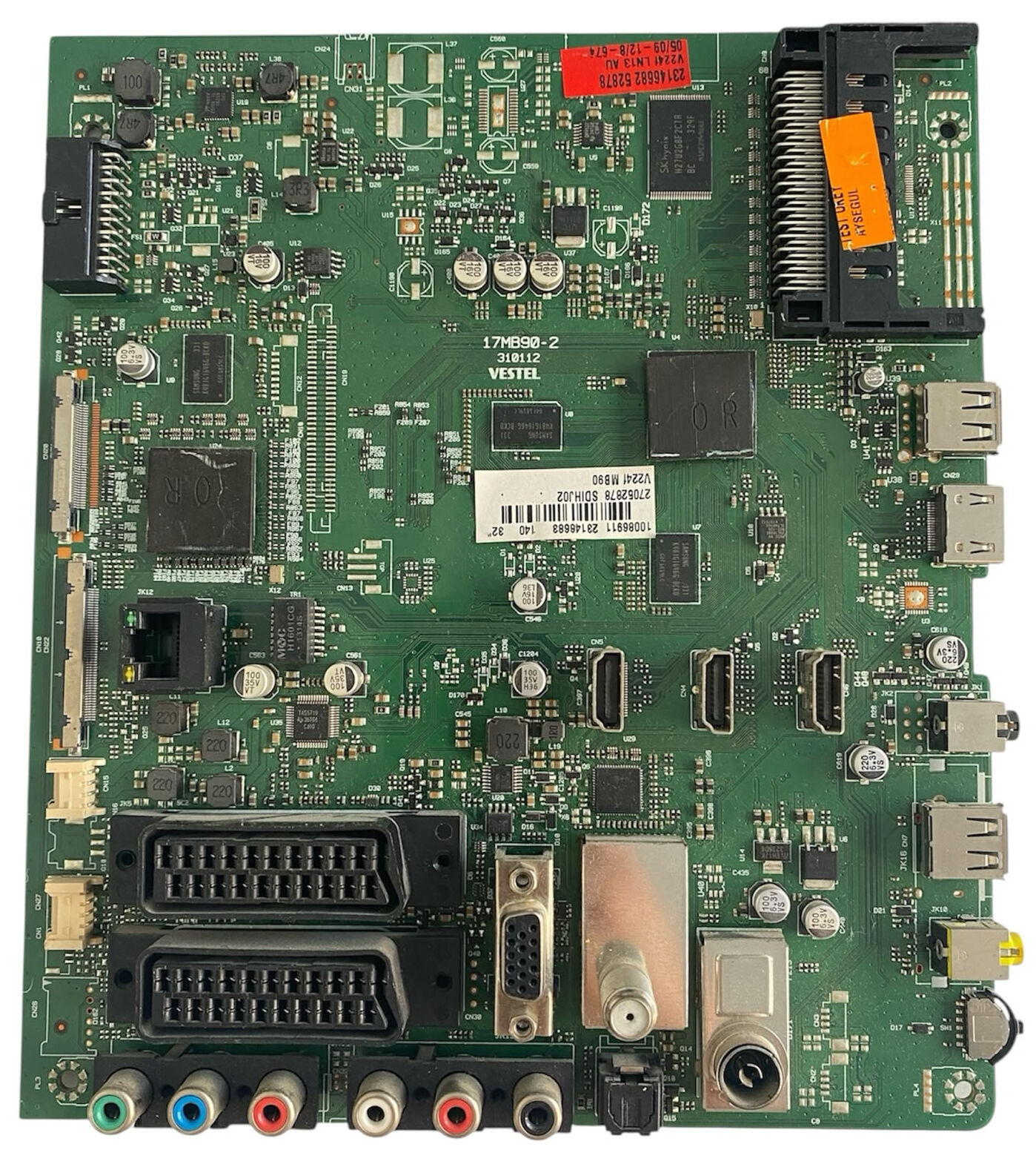 Vestel 17MB90-2 Anakart 23146683 Vestel 32PF7030 Orijinal Main Board