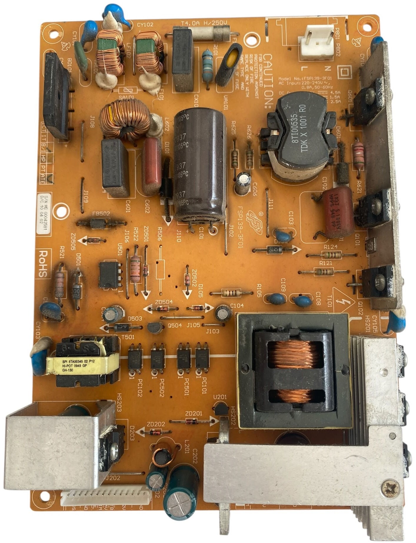 Grundıg FSP139-3F01 Besleme Kartı Orijinal Power Board