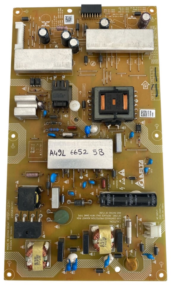Arçelik A49L 6652 5B Besleme Kartı Delta APDP-123A1 Orijinal Power Supply