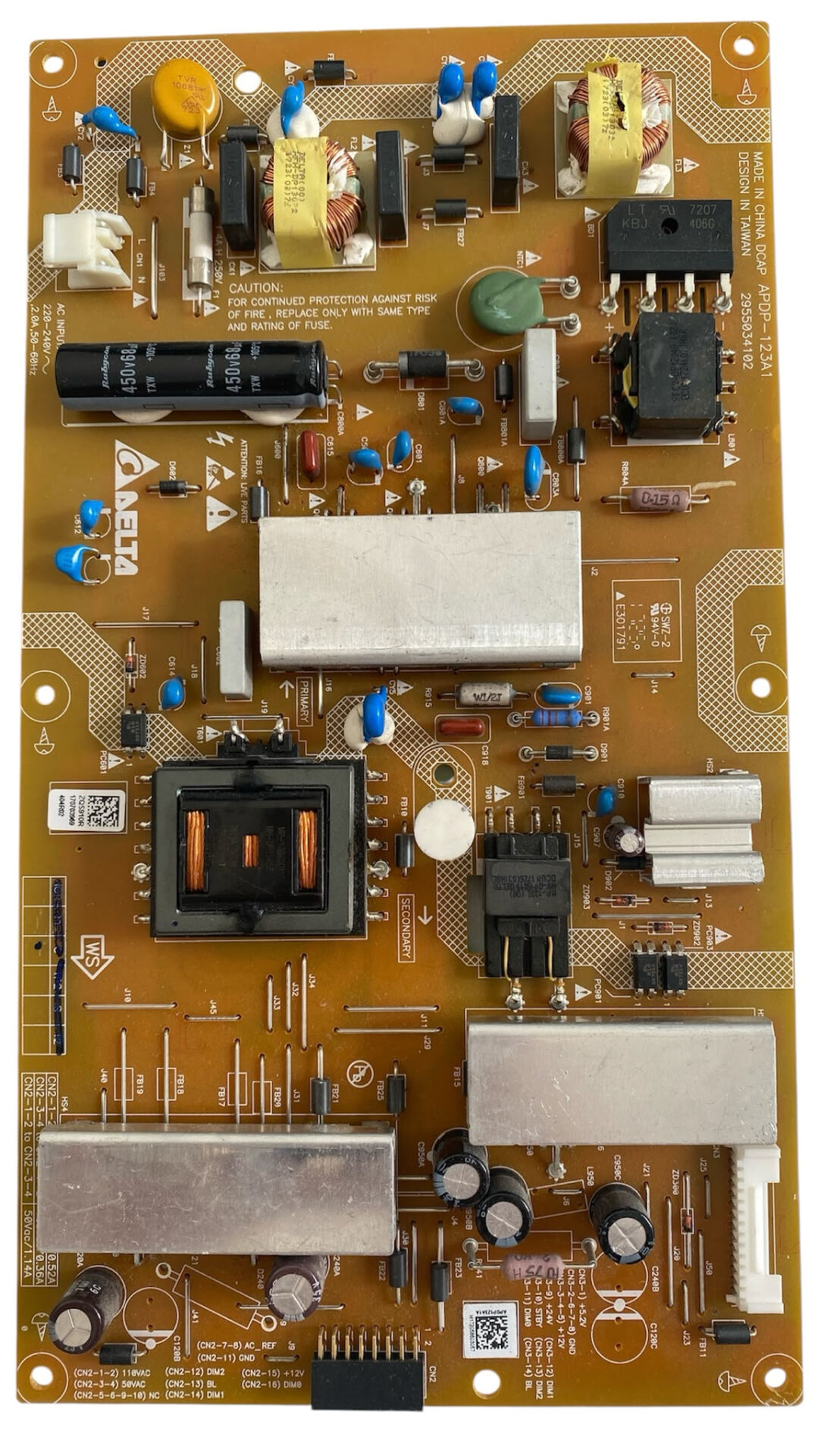 Arçelik Beko Grundig APDP-123A1 Besleme Kartı Delta 2955034102 Power Supply