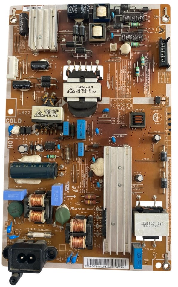 Samsung UE42F5570 Besleme Kartı BN44-00645A L42S1_DSM Orijinal Power Board