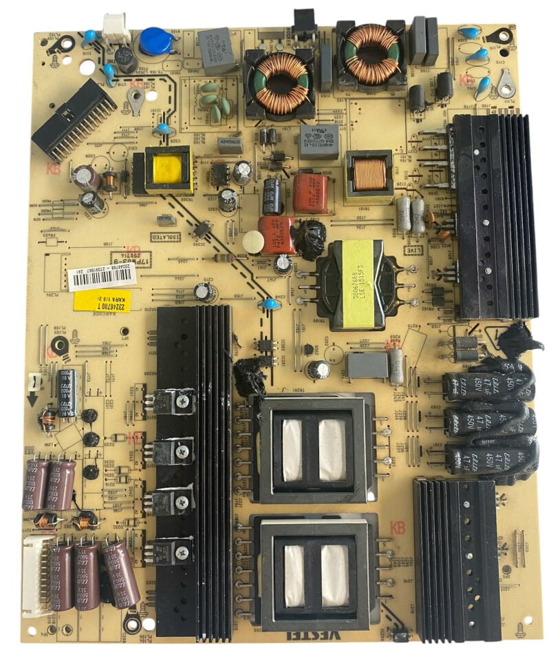 Vestel 55CA9550 Besleme Kartı 17PW03-9 Orijinal 23246768 Power Board