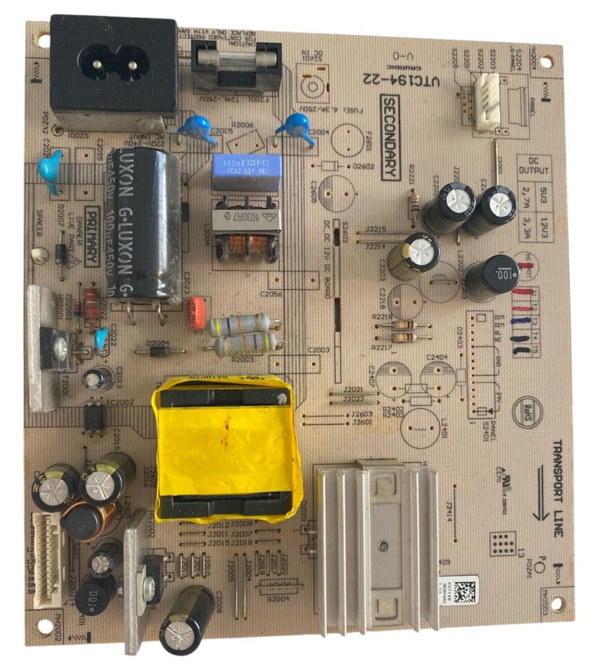 Grundig B-22-LEM-2BU Güç Besleme Kartı (Power Supply) - UTC194-22 (VTC194-22)