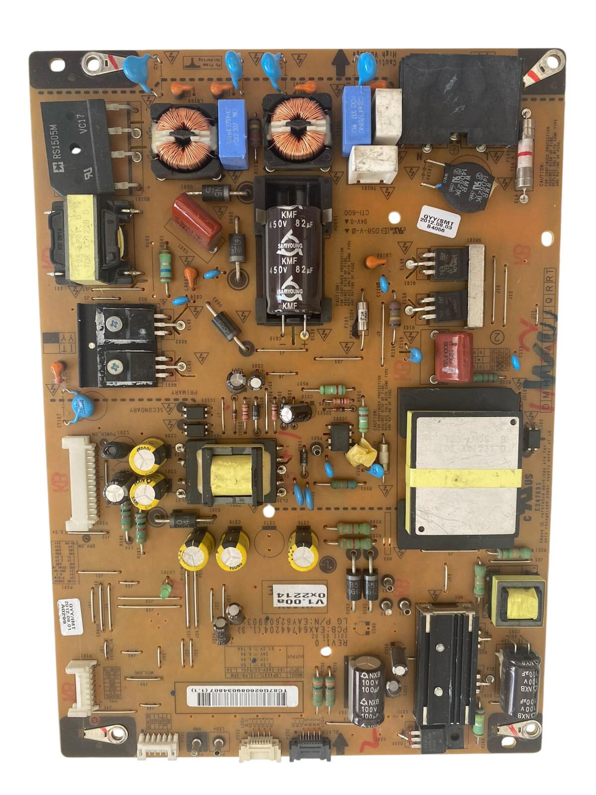 LG 42LM640S Güç Besleme Kartı (Power Supply) - EAX64744204 (1.3) - EAY62608903