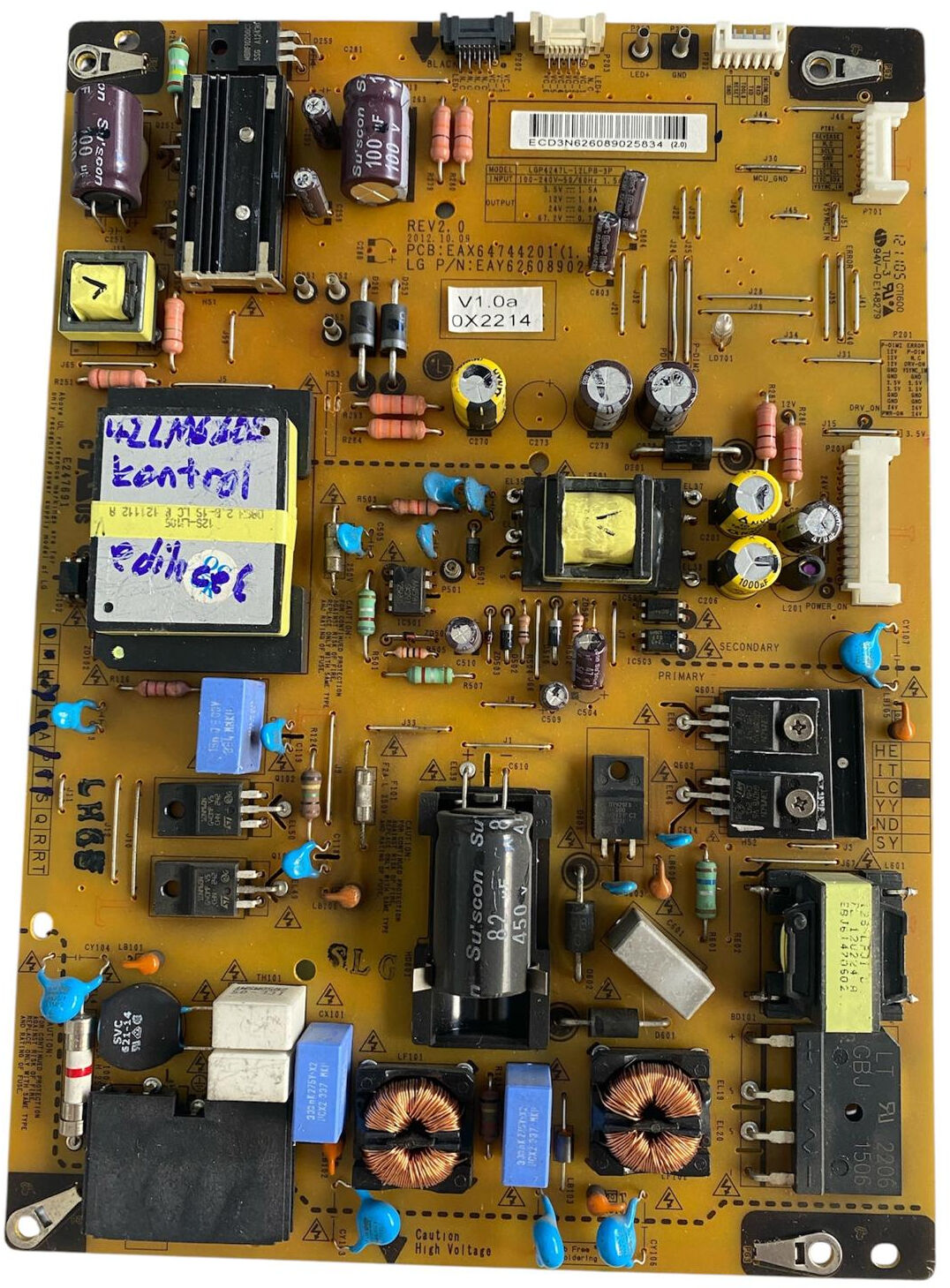 LG EAX64744201 (1.5) Besleme Kartı EAY62608902 Orijinal Power Supply