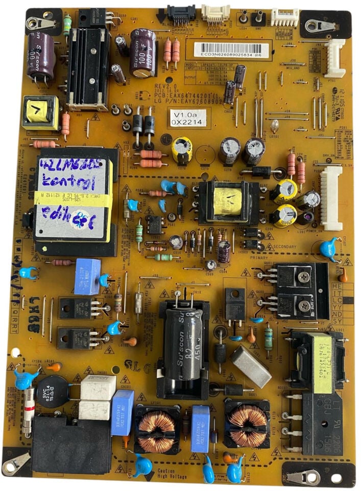 LG EAX64744201 (1.5) Besleme Kartı EAY62608902 Orijinal Power Supply