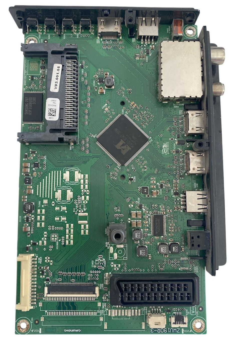 Arçelik A49L 5740 4B Anakart ZW190R-3 Orijinal TV Main Board