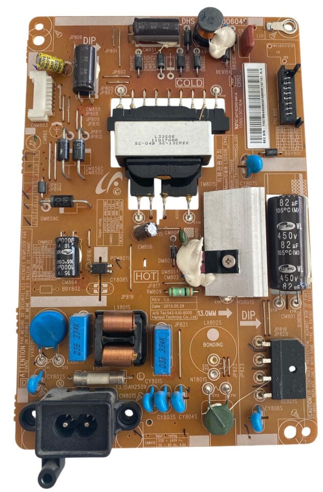 Samsung UE32F4000AW Besleme Kartı BN44-00604F Orijinal Power Board