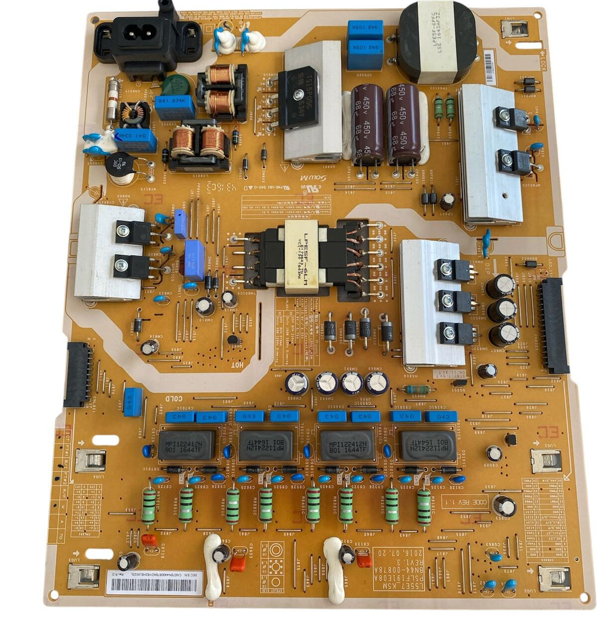 Samsung UE49KS8500U Besleme Kartı BN44-00878A Orijinal L55E7_KSM Power Board