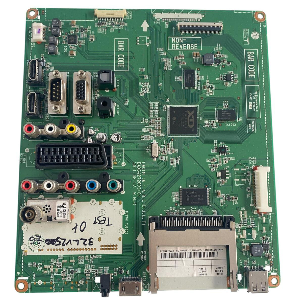 LG 32LV2500-ZG TV Anakart (Mainboard) - EAX64272803 (0) LGE L01M
