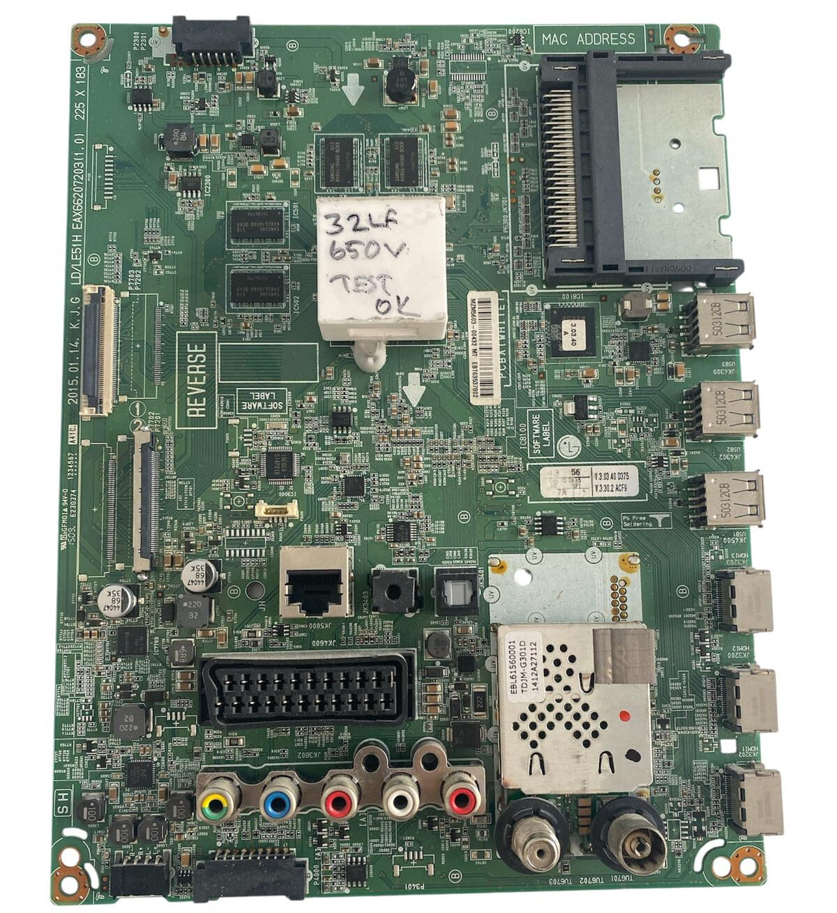 LG 32LF2500-ZG TV Anakart (Mainboard) - EAX64272803 (0) LGE L01M