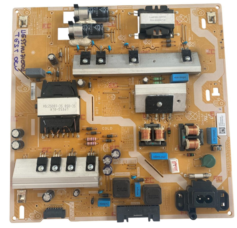 Samsung UE55NU7100U Güç Besleme Kartı (Power Supply) - BN44-00932B / BN44-00953A L55E6_NSM