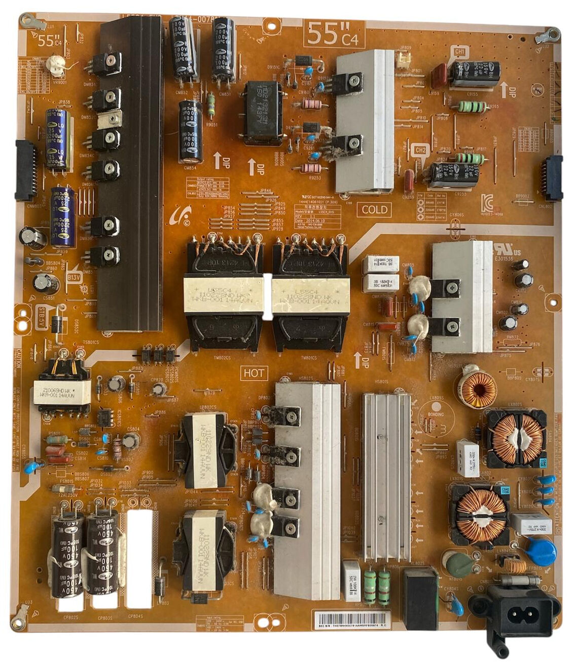 Samsung BN44-00781A Besleme Kartı Orijinal L55C4_EHS 55'' 58'' TV Power Board