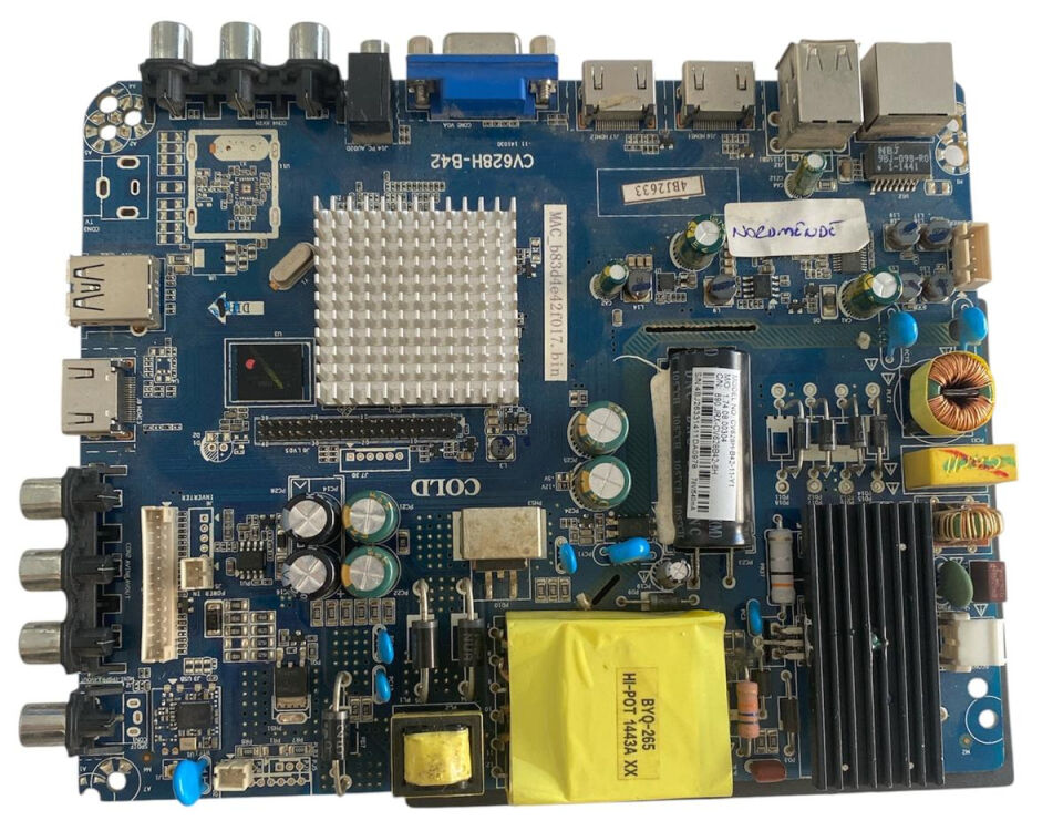 TCL LED32B2500 / Sanyo / Nordmende Smart TV Anakart + Besleme (Combo) - CV628H-B42 LC420DUJ-SGE1