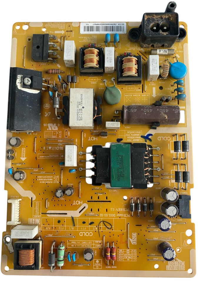 Samsung BN44-00852A Besleme Kartı L48MSF_FDY Orijinal 40'' J Serisi Power Board