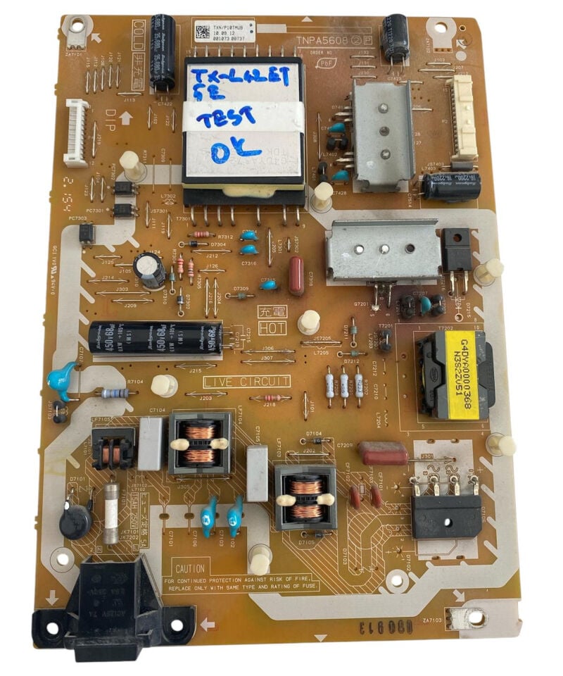 Panasonic TX-L42ET5E TV Güç Besleme Kartı (Power Supply) - TNPA5608 2 P Orijinal