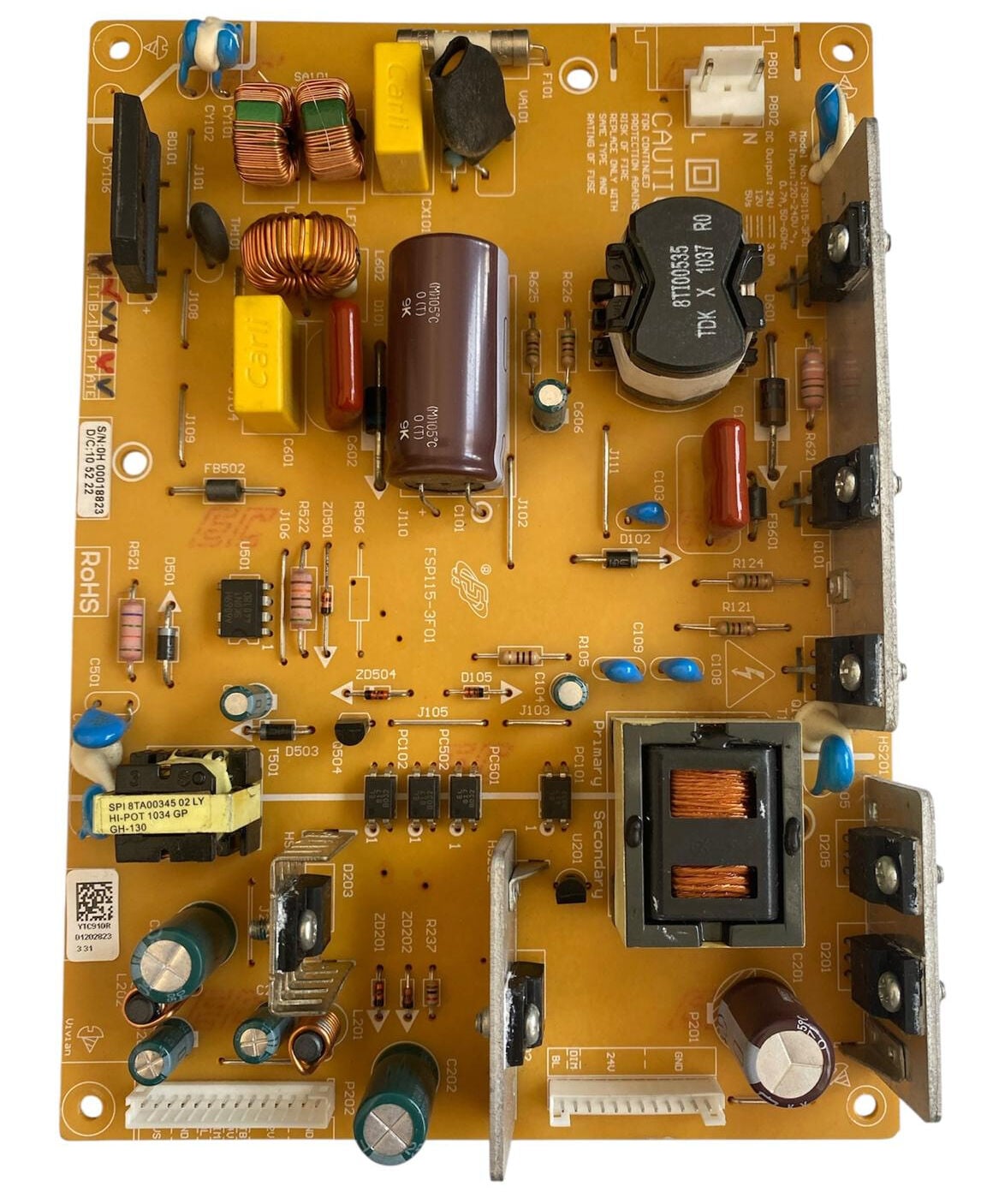 Arçelik Beko FSP115-3F01 Besleme Kartı YTA190R Orijinal LCD/LED TV Power Board