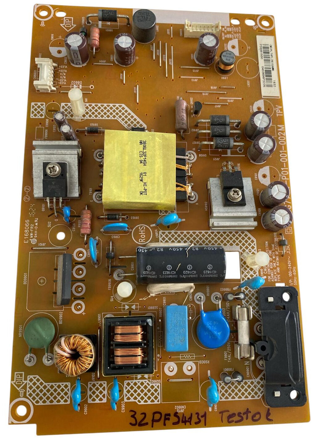 Philips 32PFS4131 TV Güç Besleme Kartı (Power Supply) - 715G7734-P01-001-002M Orijinal