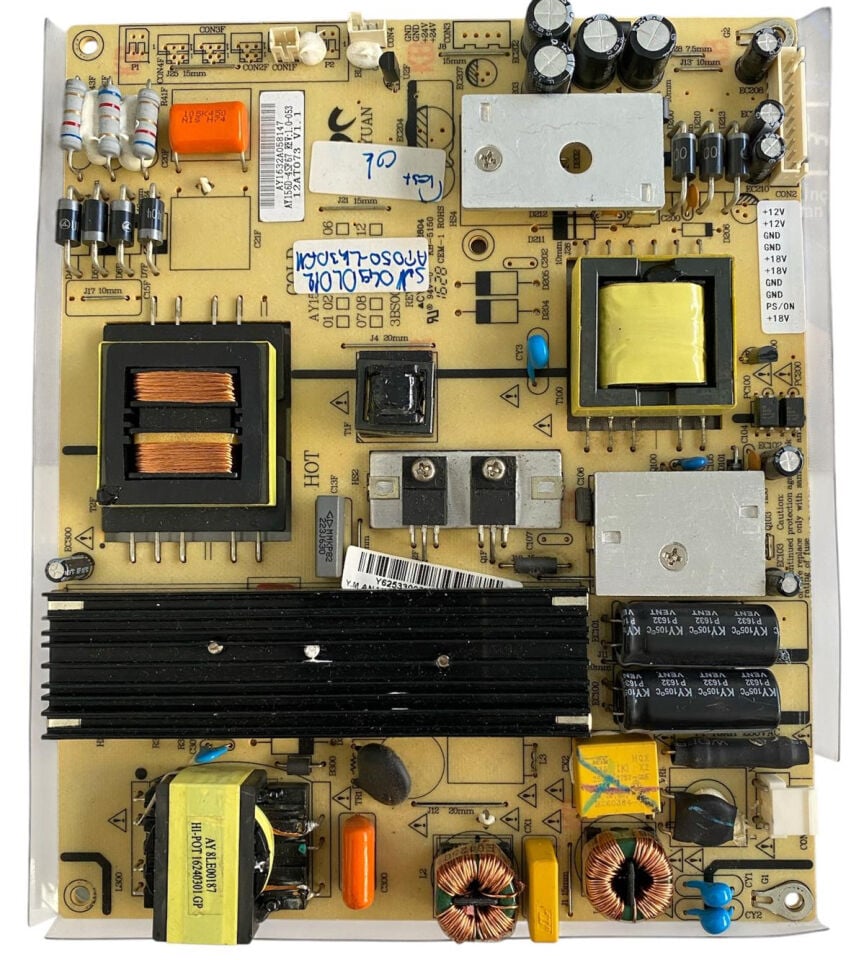 Sunny Axen 12AT073 V1.1 Besleme Kartı SN049DLD12AT050 AY156D-4SF67 Power Board
