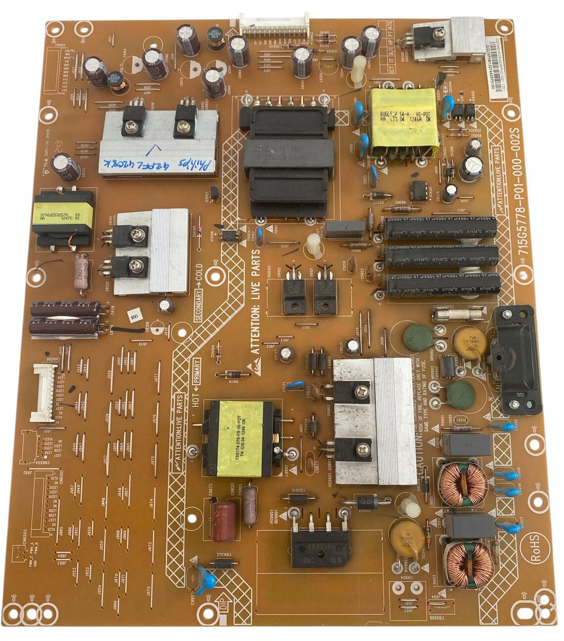 Philips 42PFL4208 TV Güç Besleme Kartı (Power Supply) - 715G5778-P01-000-002S Orijinal
