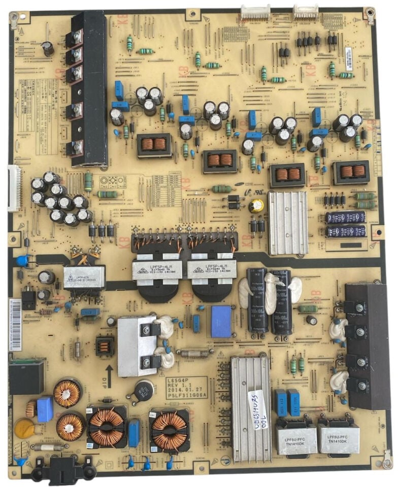 Samsung BN44-00741A Besleme Kartı L65G4P Orijinal UE65H6400 Power Board PSLF311G06A