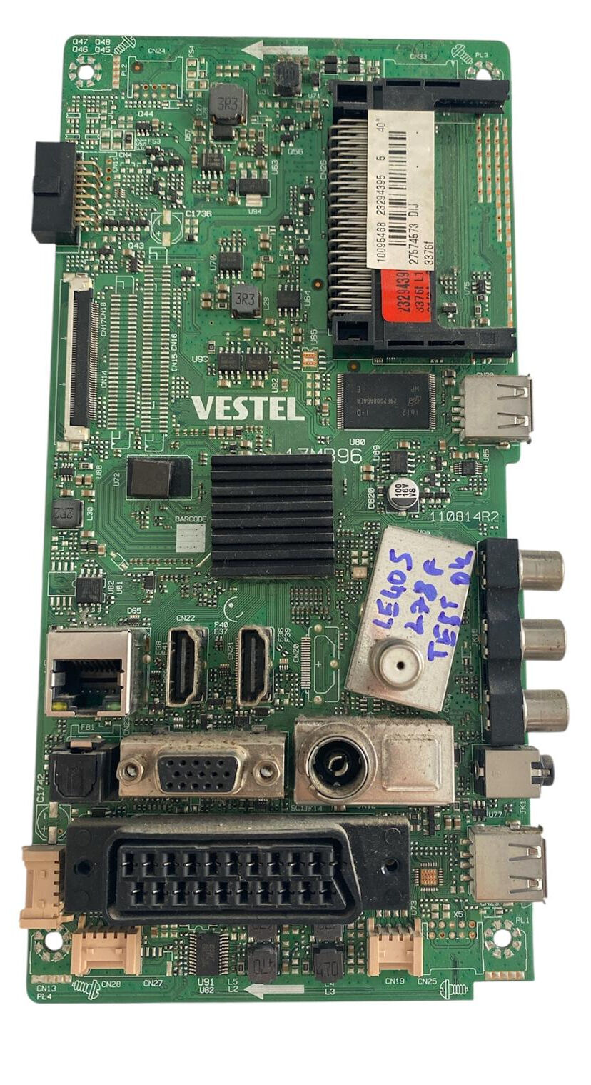 Vestel 17MB96 Anakart - LE40S278F Modeli ile Uyumlu Orijinal Test Edilmiş TV Mainboard