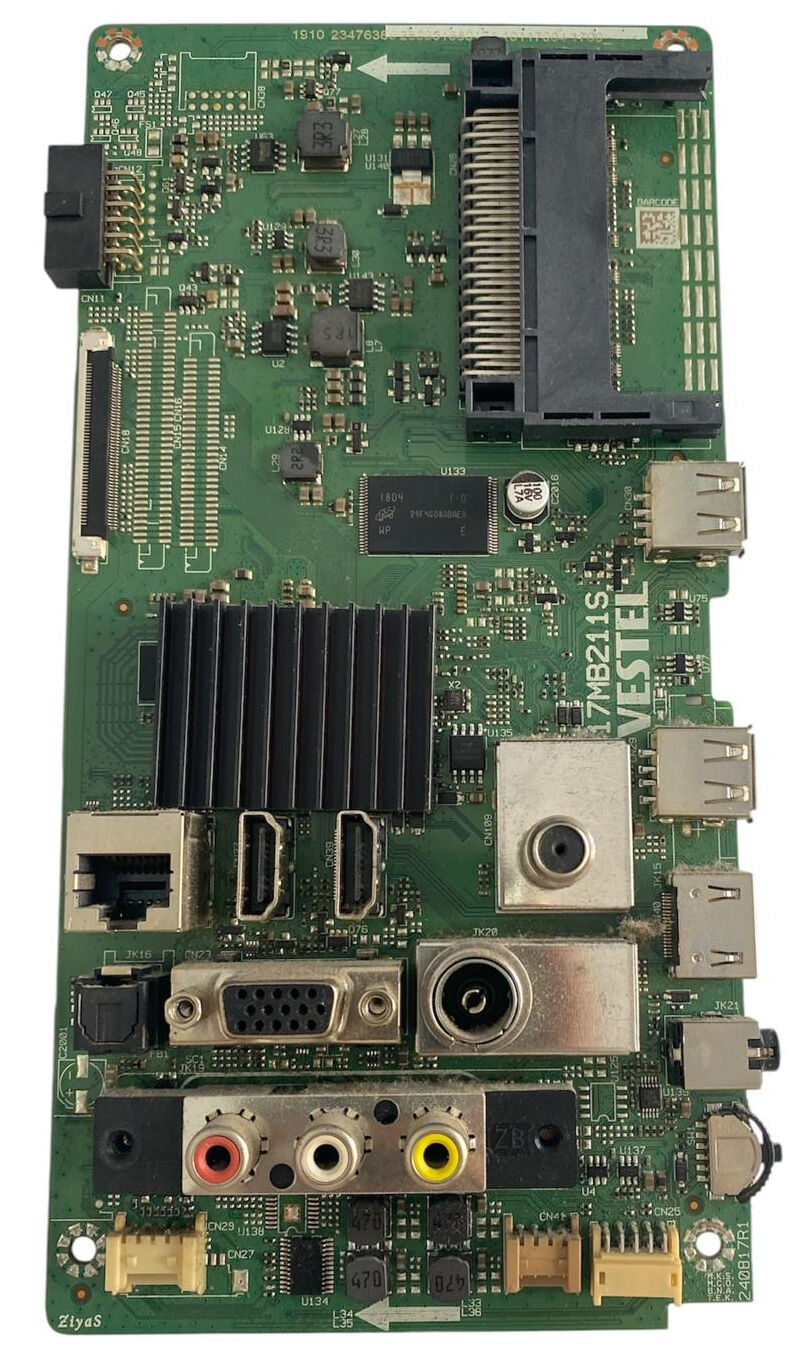 Vestel 17MB211S Anakart - Toshiba 43L2863DAT Modeli ile Uyumlu Orijinal Test Edilmiş TV Mainboard