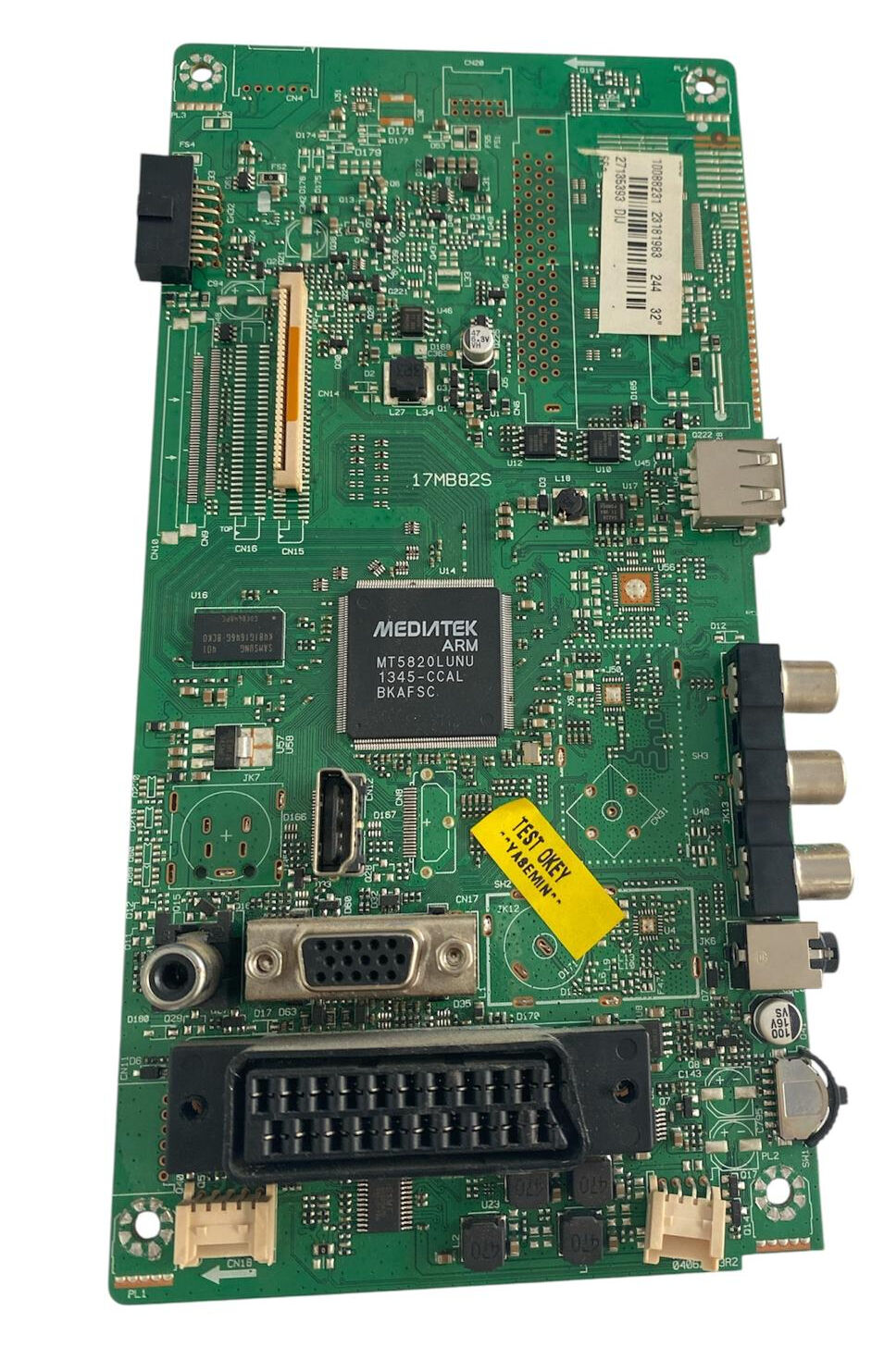 Vestel 17MB82S Anakart - Telefunken 32PH3125D Modeli ile Uyumlu Orijinal Test Edilmiş TV Mainboard