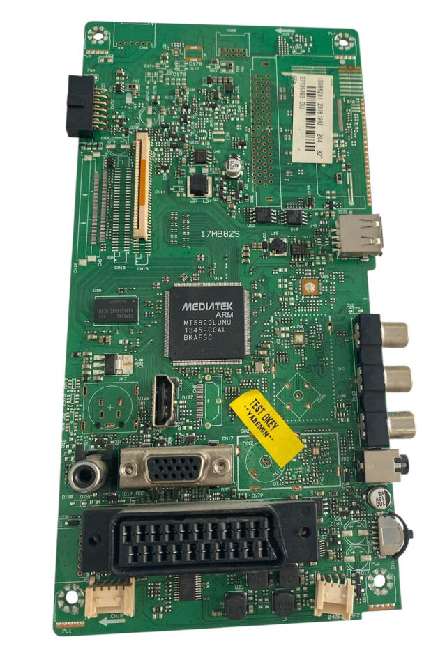 Vestel 17MB82S Anakart - Telefunken 32PH3125D Modeli ile Uyumlu Orijinal Test Edilmiş TV Mainboard