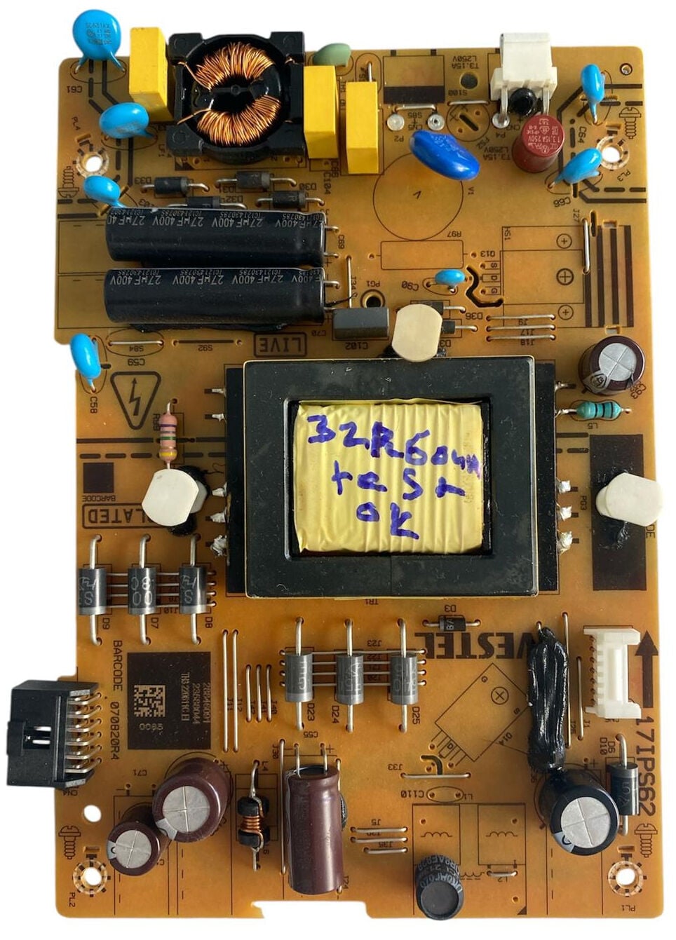 Vestel 17IPS62 Besleme Kartı Orijinal LED TV Power Board (Regal / Seg / Hi-Level)