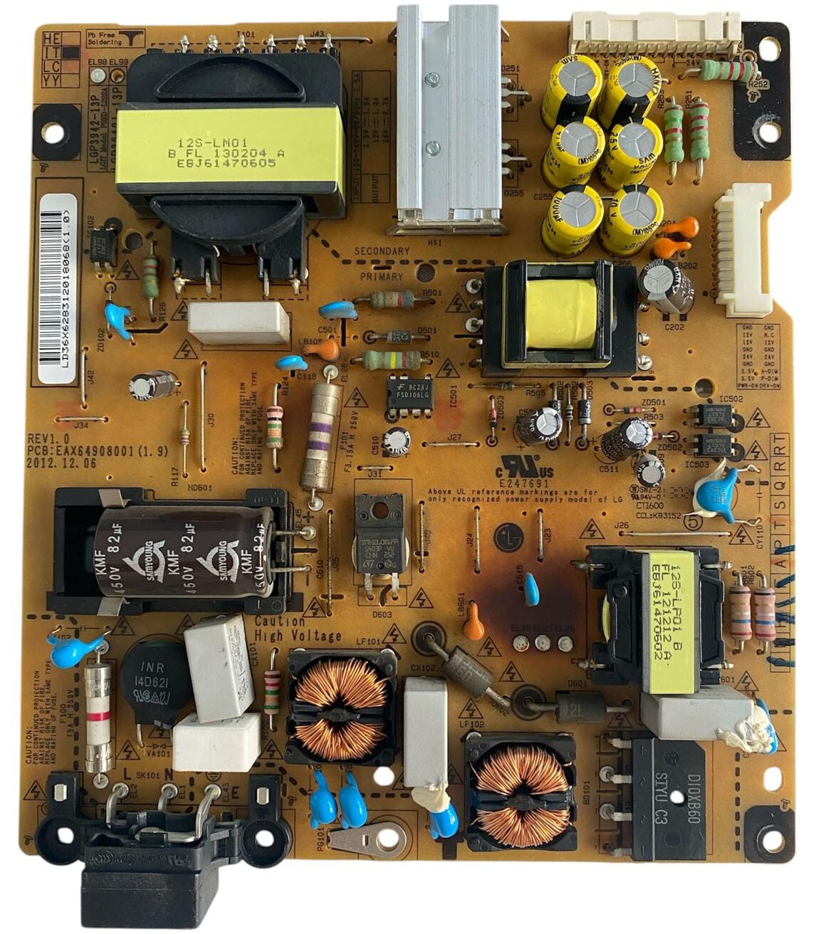 LG EAX64908001 (1.9) Besleme Kartı Orijinal LGP32-13PL1 LED TV Power Board