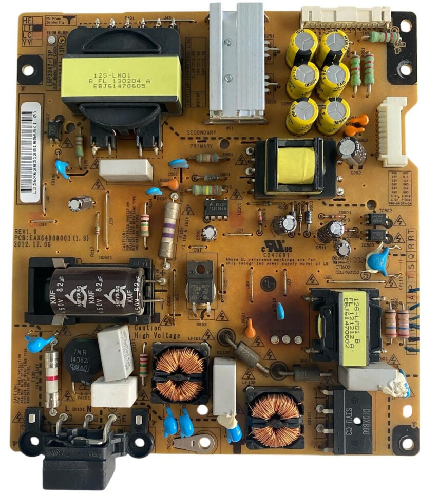 LG EAX64908001 (1.9) Besleme Kartı Orijinal LGP32-13PL1 LED TV Power Board