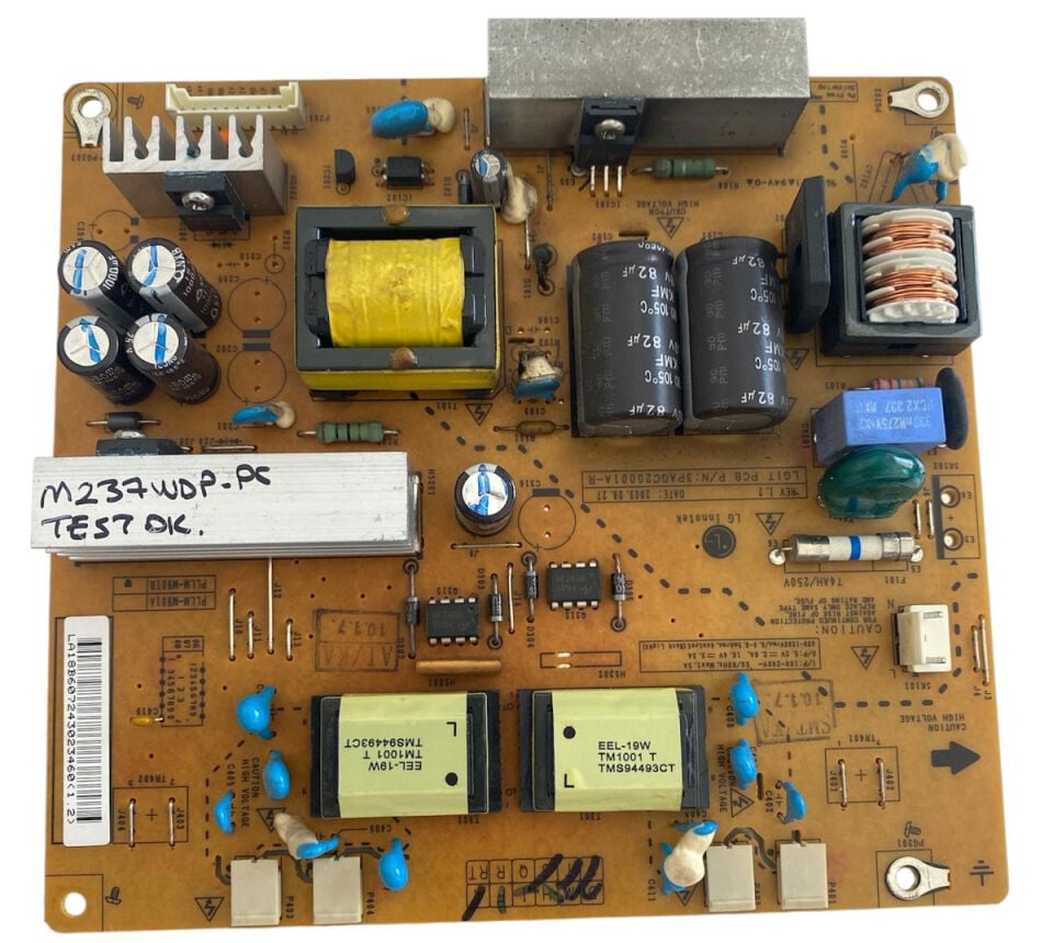 LG Flatron M237WDP-PC Monitör TV Güç Besleme Kartı (Power Supply / Inverter) - PLLM-M901B 3PAGC20001A-R Orijinal