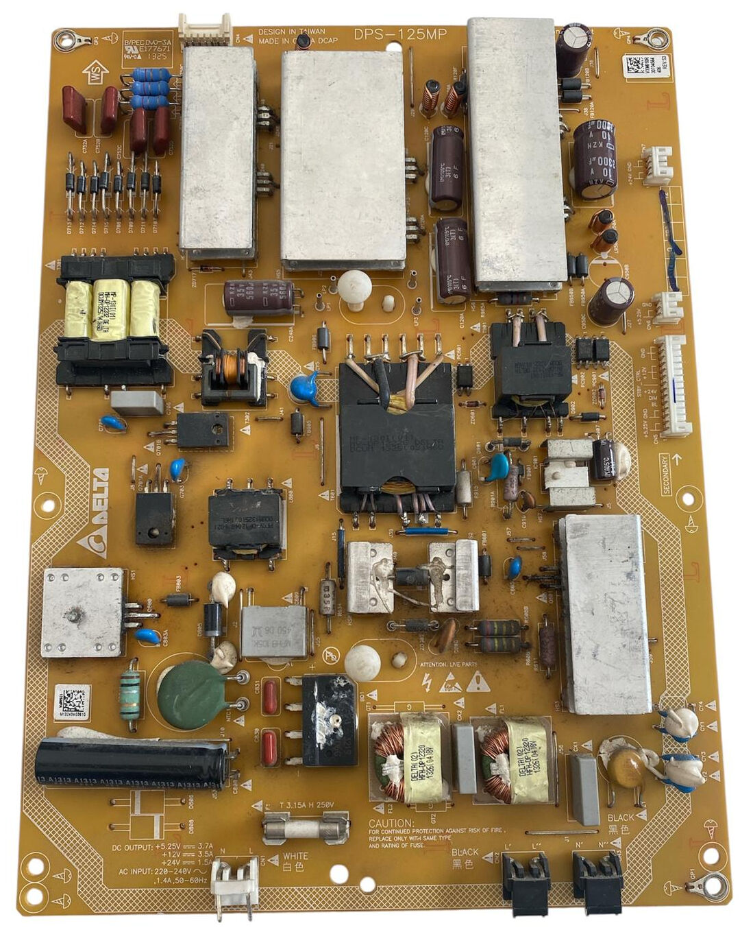 Arçelik A40-LB-7336 TV Güç Besleme Kartı (Power Supply) - Delta DPS-125MP Orijinal