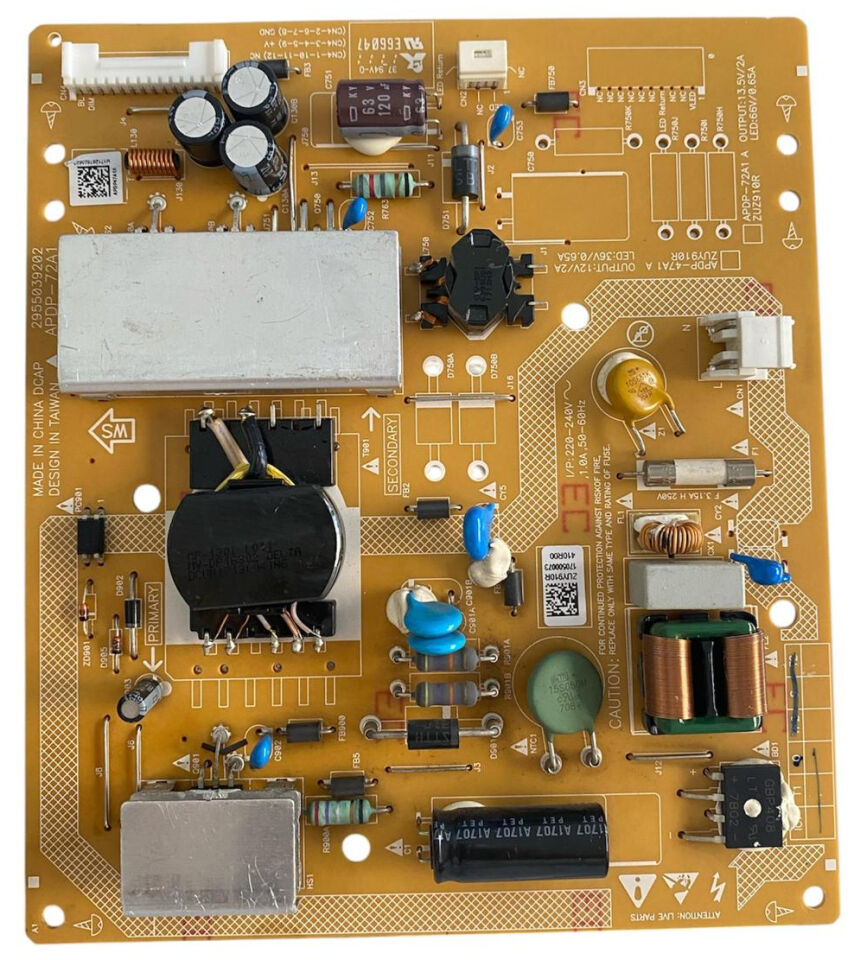 Grundig 32VLE 6730 BP TV Güç Besleme Kartı (Power Supply) - Delta APDP-72A1 A 2955039202 Orijinal
