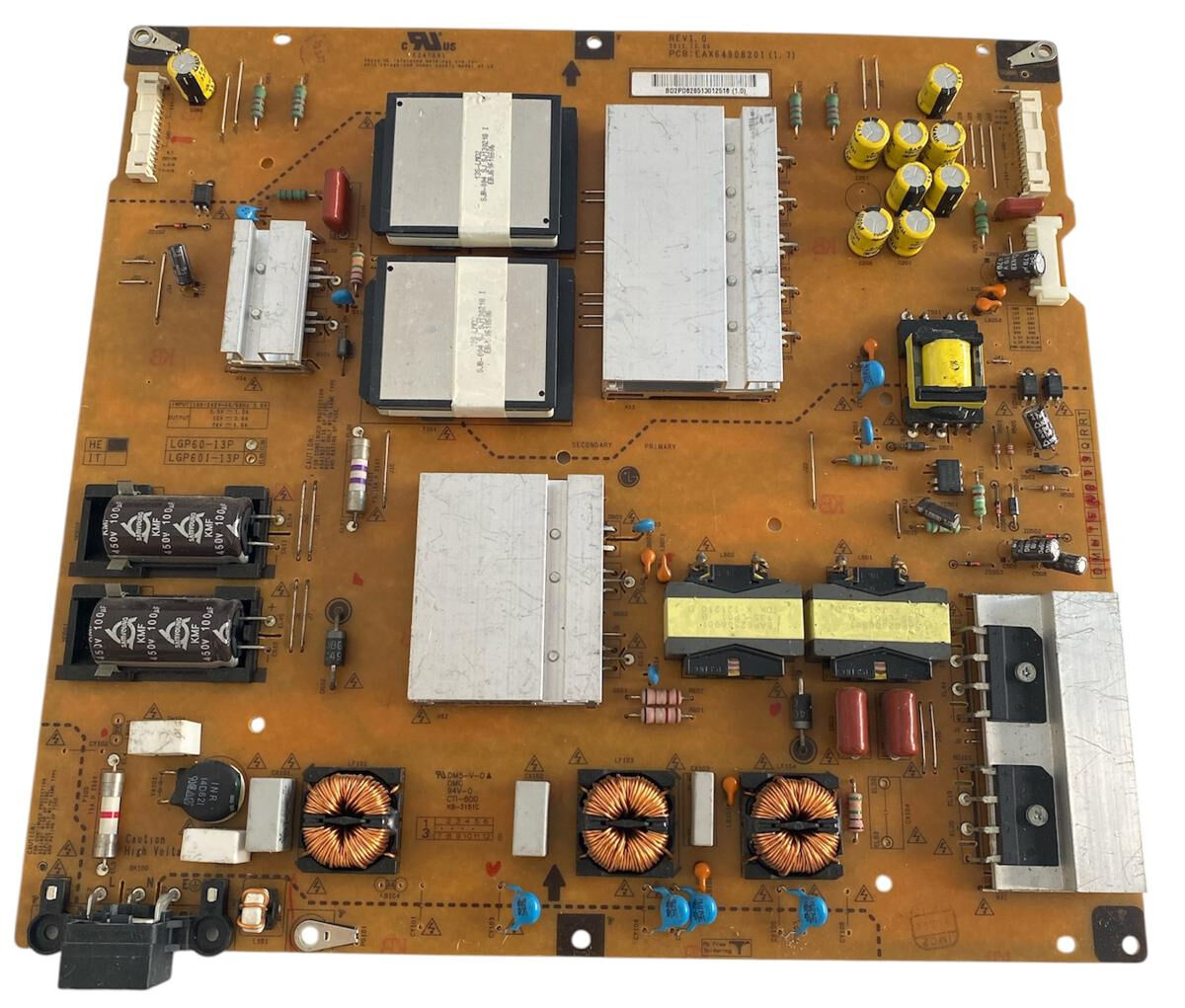 LG 60LN575S TV Güç Besleme Kartı (Power Supply) - EAX64908201 (1.7) LGP60-13P Orijinal