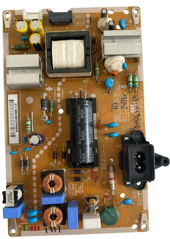 LG EAX66851001 (1.5) Besleme Kartı Orijinal LGP32DSI-16CH1 43LH590V Power Board