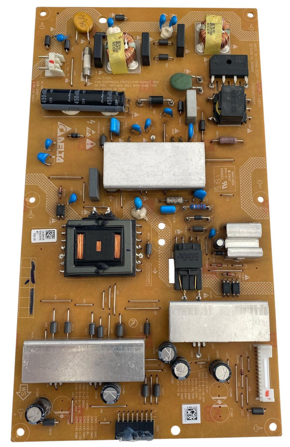 Arçelik A43L 6652 5B TV Güç Besleme Kartı (Power Supply) - Delta APDP-140A1 2955025505 ZNS910R Orijinal