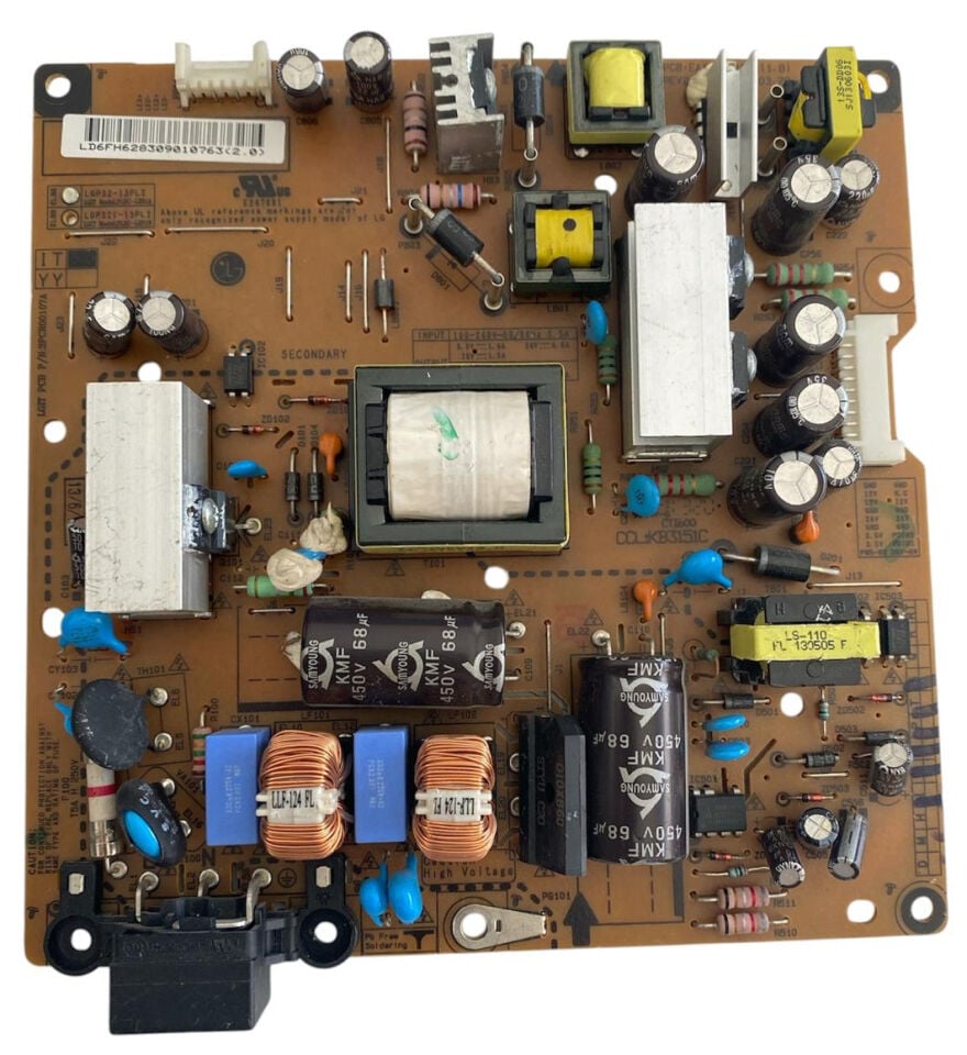 LG 32LA620S TV Güç Besleme Kartı (Power Supply) - EAX64881301 (1.8) EAY62830901 Orijinal