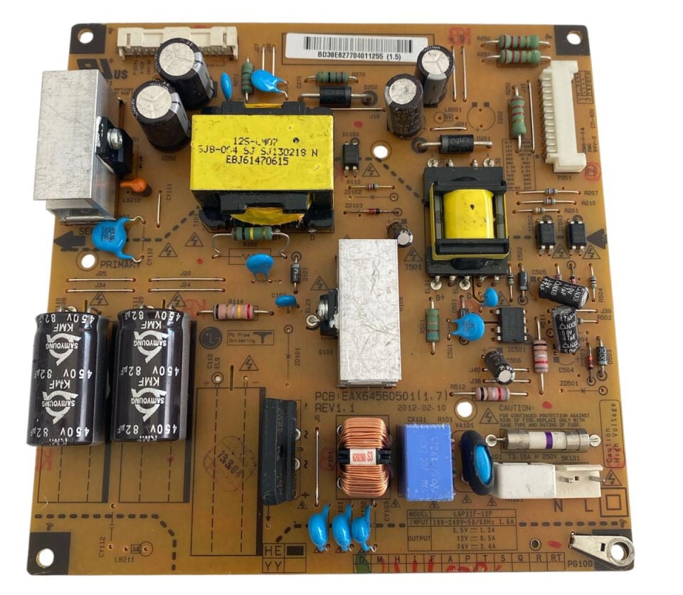 LG 32LS3400-ZC TV Güç Besleme Kartı (Power Supply) - EAX64560501 (1.7) LGP32F-12P Orijinal