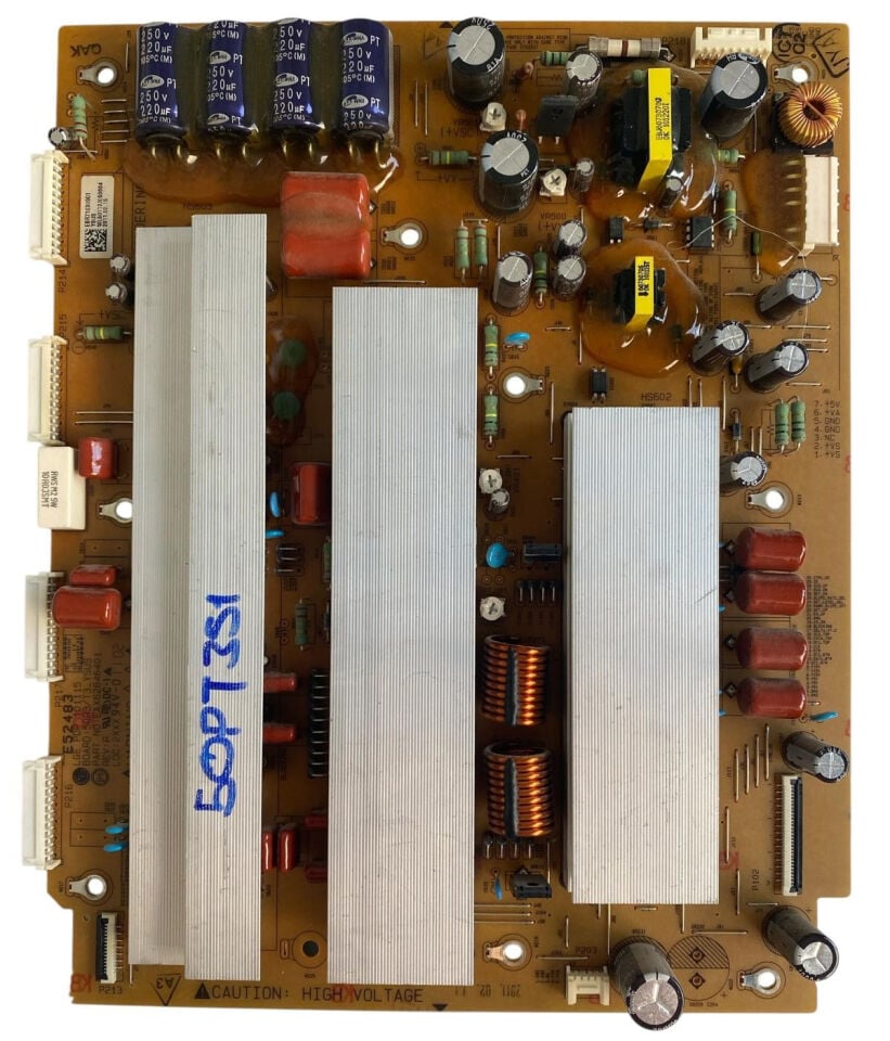LG 50PT351 Y-SUS Kartı Orijinal EBR71736801 EAX62846401 Y-Sustain Board