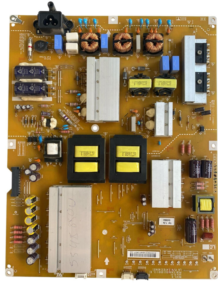 LG EAX65613901 (1.6) Besleme Kartı Orijinal EAY63149401 LGP4955-14UL12 55LB650V Power Board