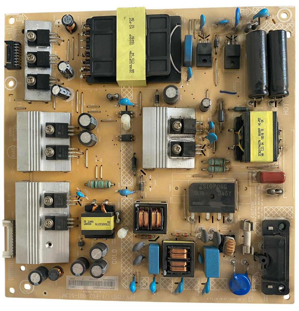Philips 715G9324-P02-001-003M Besleme Kartı Orijinal 50PUS6703 43PUS6503 55PUS6703 Power Board