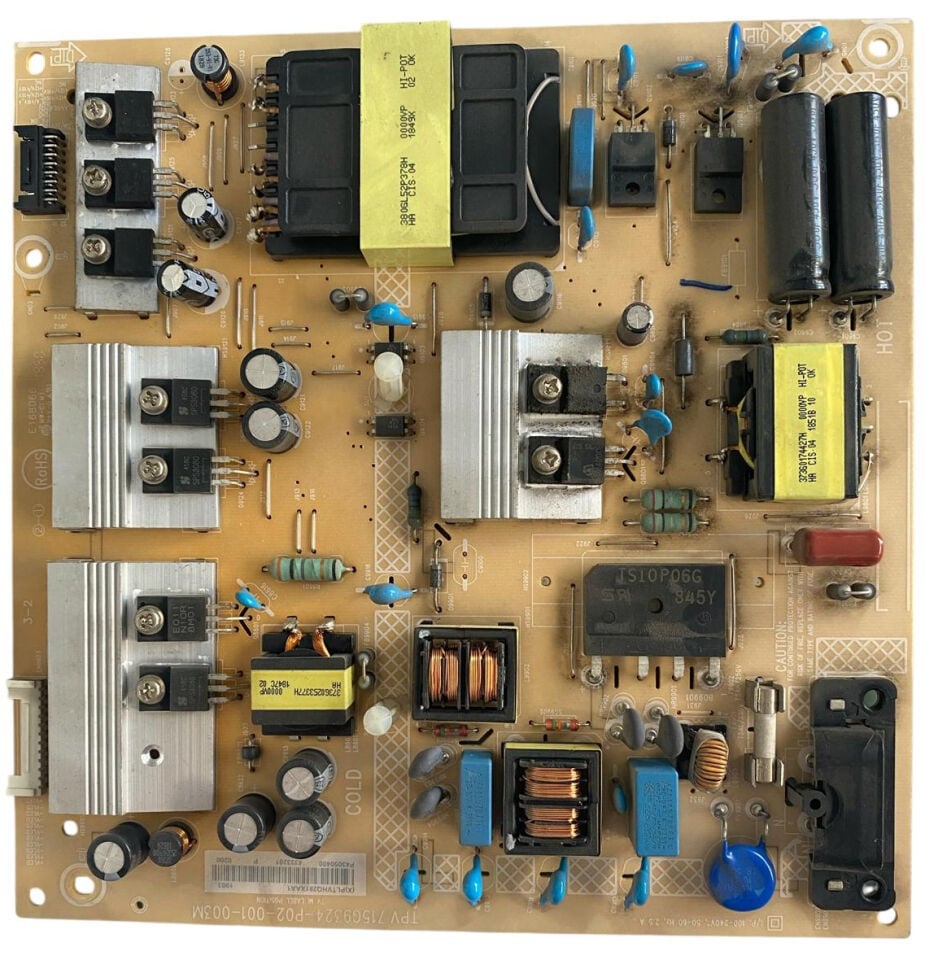 Philips 715G9324-P02-001-003M Besleme Kartı Orijinal 50PUS6703 43PUS6503 55PUS6703 Power Board