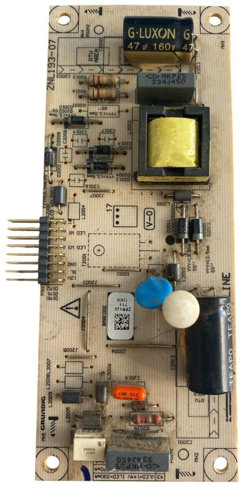 Grundig ZNL193-07 LED Sürücü Kartı Orijinal ZPR120 Arçelik Beko 40 43 inç LED Driver Board