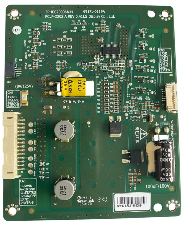 LG 6917L-0119A LED Sürücü Kartı Orijinal 3PHCC20006A-H PCLF-D202 A 42 inç LED Driver Board