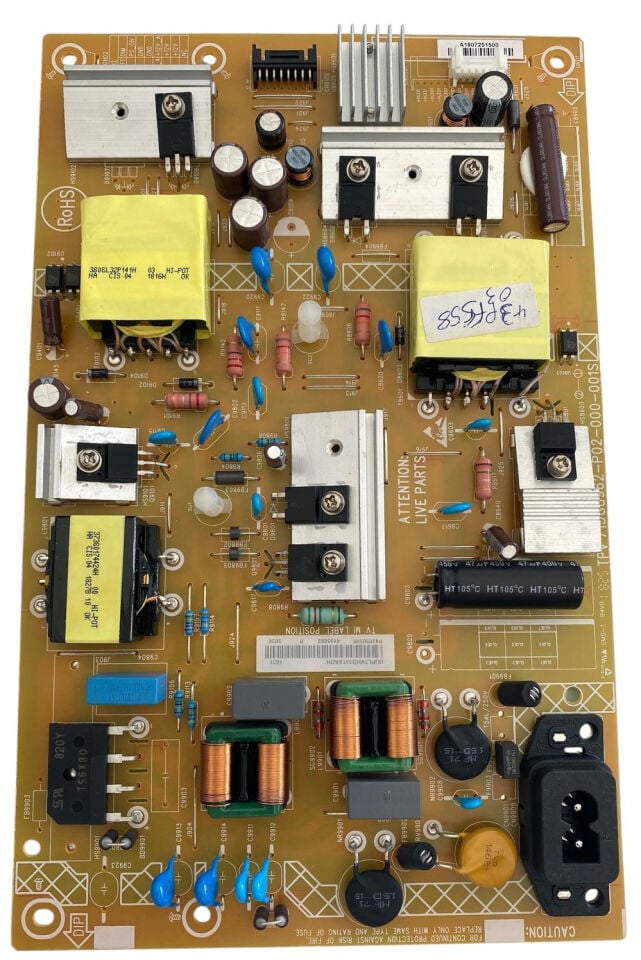 Philips 43PFS5803/62 TV Güç Besleme Kartı (Power Supply) - 715G8962-P02-000-001S PLTVHQ331XADH Orijinal