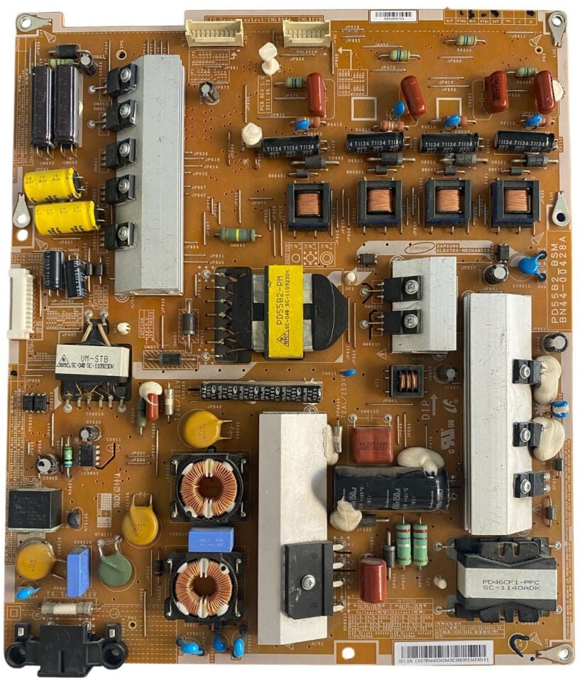 Samsung BN44-00428A Besleme Kartı Orijinal PD55B2_BSM UE55D6000 UE55D6100 UE46D6000 46 55 inç Power Board