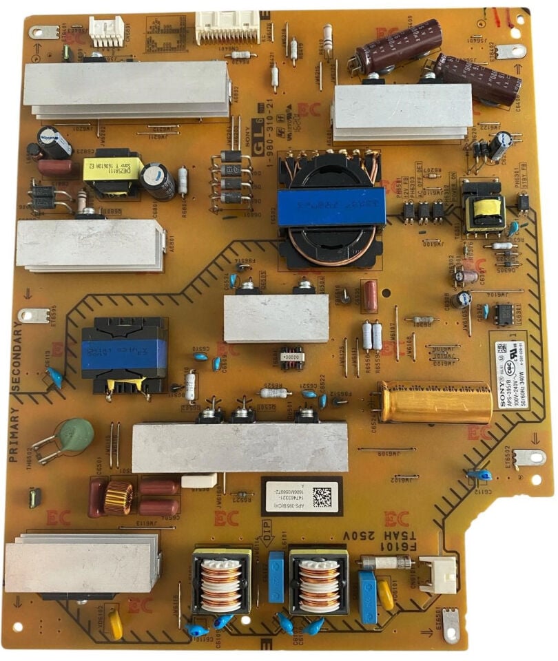 Sony 1-980-310-21 Besleme Kartı Orijinal APS-395/B 1-474-633-21 KD-65XD8505 KD-65XD8577 65 75 inç Power Board